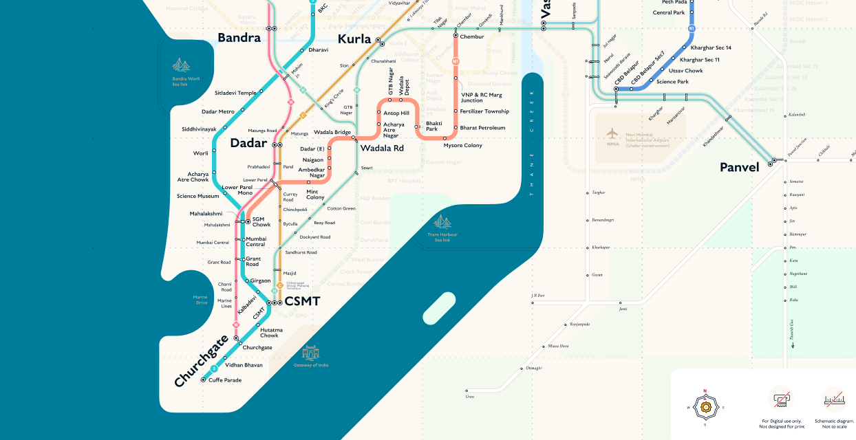 Mumbai Transit Map